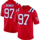 Alan Branch ＃97 New England Patriots Game Alternate Super Bowl LX Patch Jersey - Youth Red