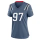 Alan Branch ＃97 New England Patriots Game Storm 2025 Rivalries Collection Jersey - Women's Blue