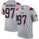 Alan Branch ＃97 New England Patriots Legend Inverted Jersey - Youth Gray