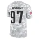 Alan Branch ＃97 New England Patriots Limited 2024 Salute to Service Jersey - Men's Arctic Camo