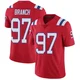 Alan Branch ＃97 New England Patriots Limited Vapor Untouchable Alternate Jersey - Youth Red