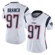 Alan Branch ＃97 New England Patriots Limited Vapor Untouchable Jersey - Women's White