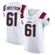Alec Lindstrom ＃61 New England Patriots Elite Vapor Untouchable Jersey - Men's White