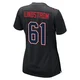 Alec Lindstrom ＃61 New England Patriots Game Carbon Fashion Jersey - Women's Black