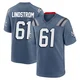 Alec Lindstrom ＃61 New England Patriots Game Storm 2025 Rivalries Collection Jersey - Youth Blue