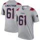 Alec Lindstrom ＃61 New England Patriots Legend Inverted Jersey - Men's Gray