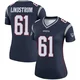 Alec Lindstrom ＃61 New England Patriots Legend Jersey - Women's Navy