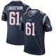 Alec Lindstrom ＃61 New England Patriots Legend Jersey - Youth Navy