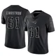 Alec Lindstrom ＃61 New England Patriots Limited Reflective Jersey - Men's Black