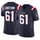 Alec Lindstrom ＃61 New England Patriots Limited Vapor F.U.S.E. Jersey - Men's Navy