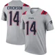 Alex Erickson ＃14 New England Patriots Legend Inverted Jersey - Men's Gray