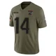 Alex Erickson ＃14 New England Patriots Limited 2025 Salute to Service Jersey - Men's Olive