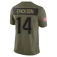 Alex Erickson ＃14 New England Patriots Limited 2025 Salute to Service Jersey - Men's Olive