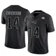 Alex Erickson ＃14 New England Patriots Limited Reflective Super Bowl LX Patch Jersey - Men's Black