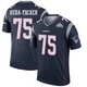 Alijah Vera-Tucker ＃75 New England Patriots Legend Super Bowl LX Patch Jersey - Men's Navy