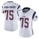 Alijah Vera-Tucker ＃75 New England Patriots Limited Vapor Untouchable Jersey - Women's White