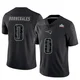 Andres Borregales ＃0 New England Patriots Limited Reflective Super Bowl LX Patch Jersey - Men's Black