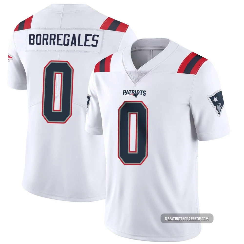 Andres Borregales ＃0 New England Patriots Limited Vapor Untouchable Jersey - Men's White