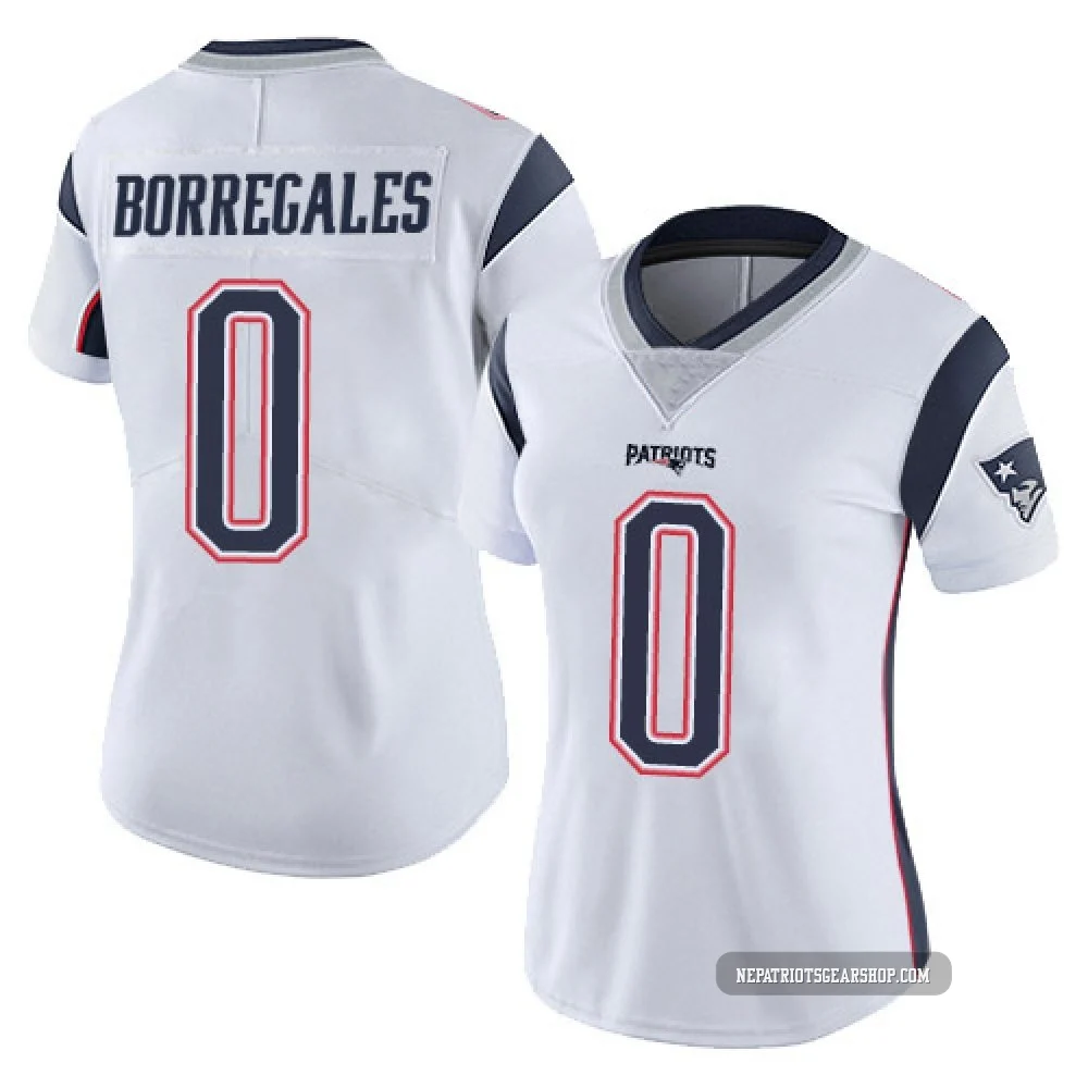 Andres Borregales ＃0 New England Patriots Limited Vapor Untouchable Jersey - Women's White