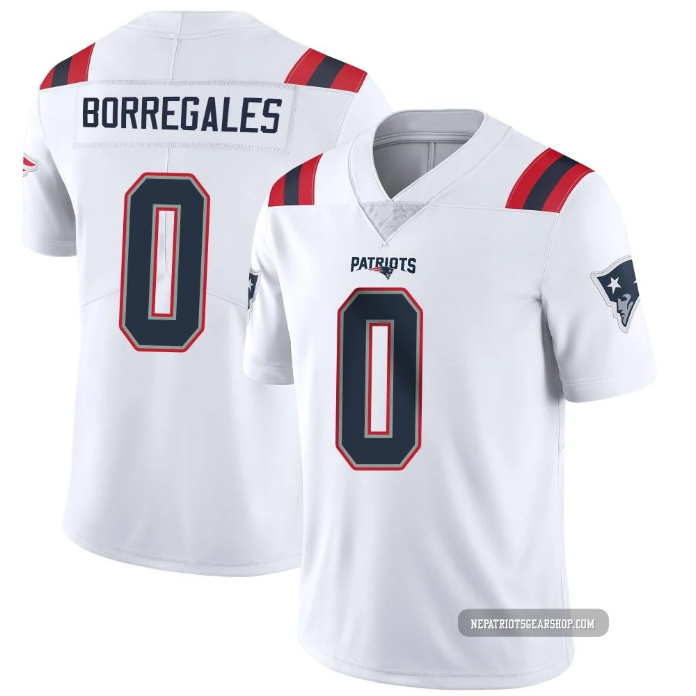 Andres Borregales ＃0 New England Patriots Limited Vapor Untouchable Jersey - Youth White