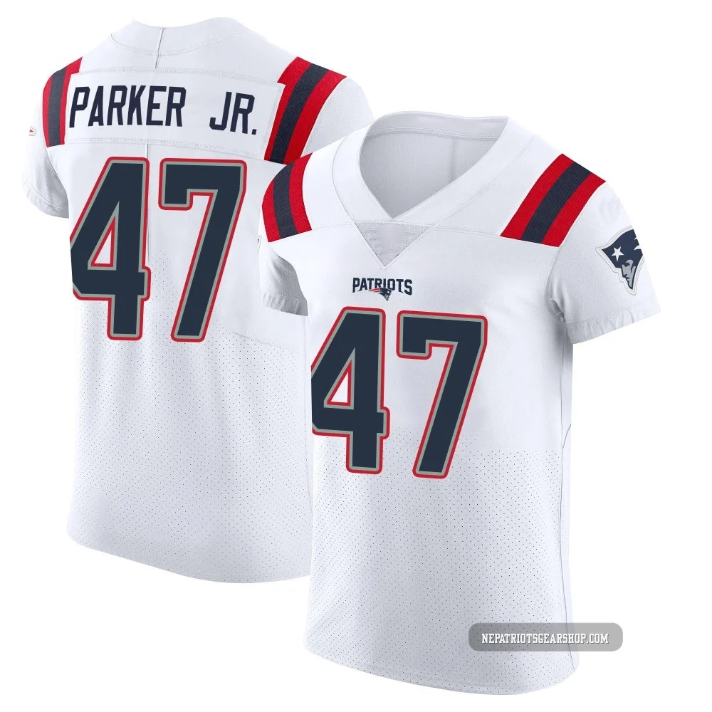 Andrew Parker Jr. ＃47 New England Patriots Elite Vapor Untouchable Jersey - Men's White