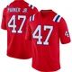 Andrew Parker Jr. ＃47 New England Patriots Game Alternate Jersey - Youth Red