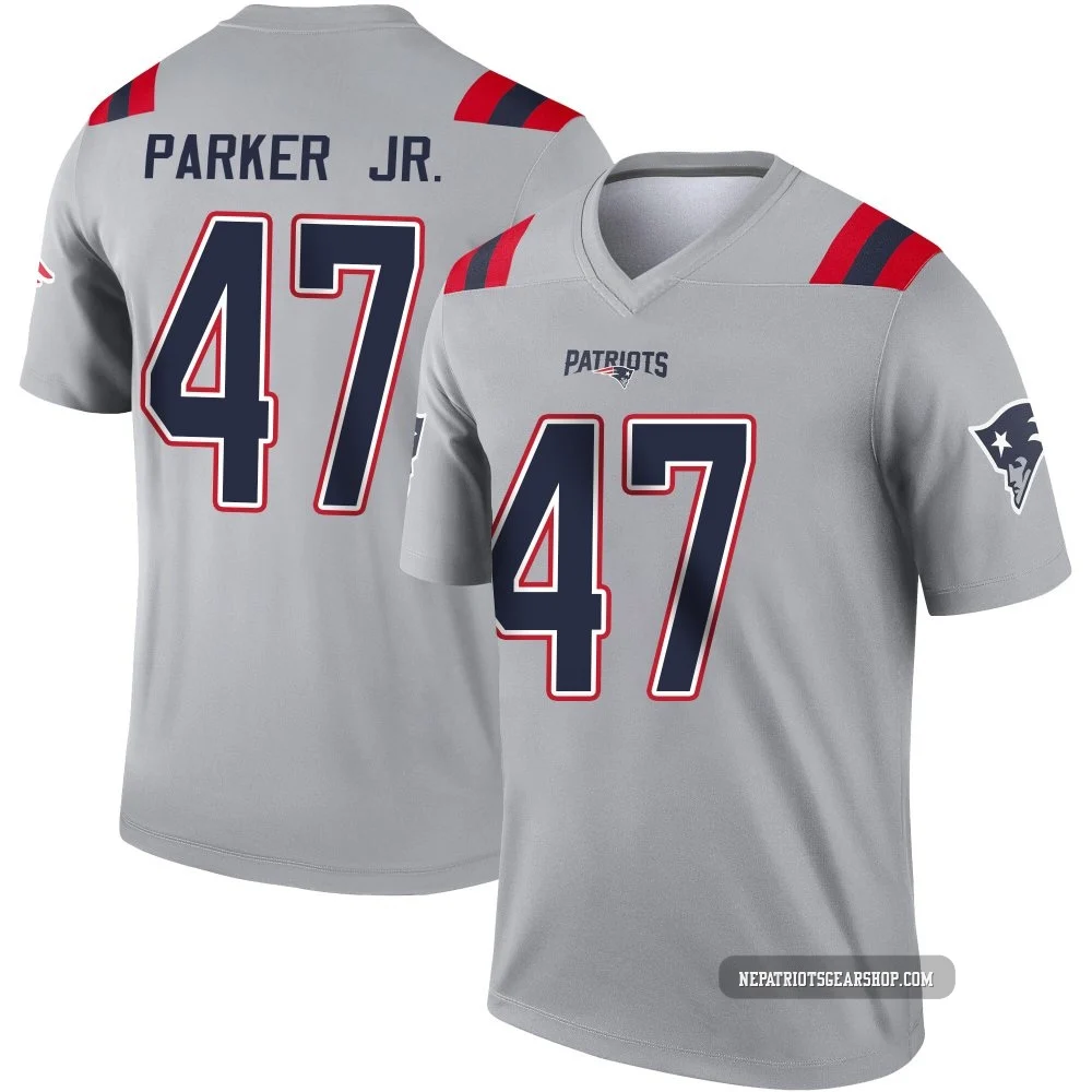Andrew Parker Jr. ＃47 New England Patriots Legend Inverted Jersey - Men's Gray