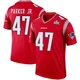 Andrew Parker Jr. ＃47 New England Patriots Legend Inverted Super Bowl LX Patch Jersey - Men's Red