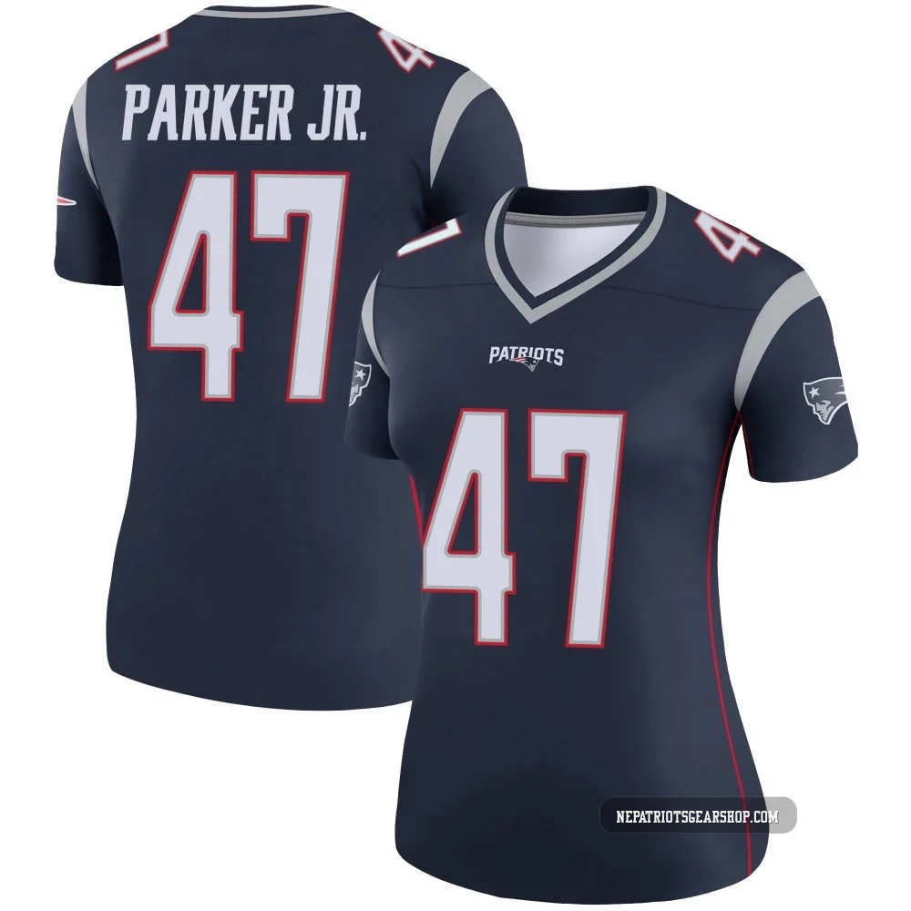Andrew Parker Jr. ＃47 New England Patriots Legend Jersey - Women's Navy