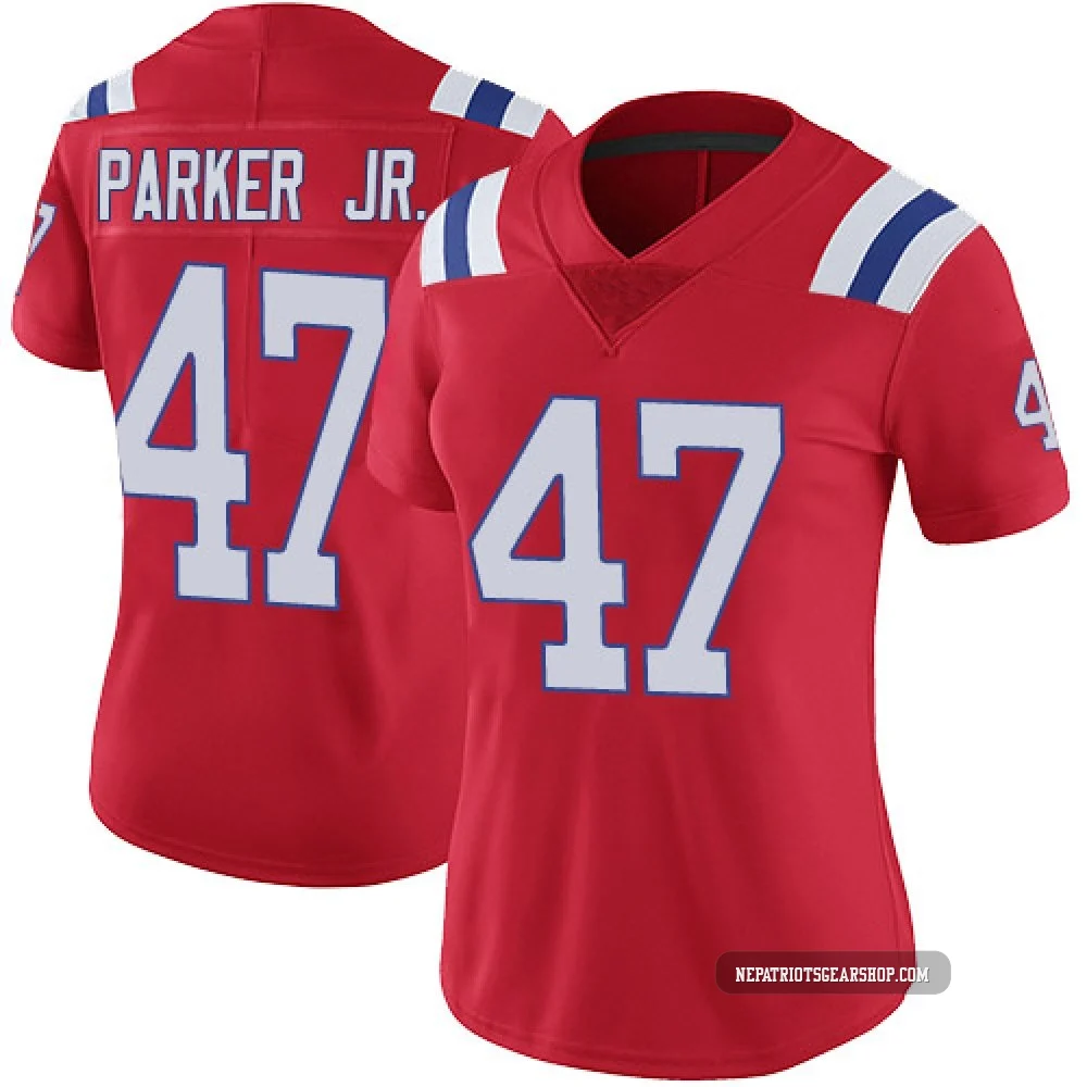 Andrew Parker Jr. ＃47 New England Patriots Limited Vapor Untouchable Alternate Jersey - Women's Red