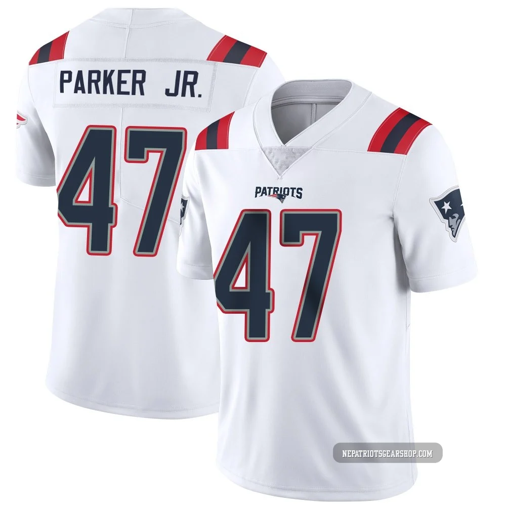 Andrew Parker Jr. ＃47 New England Patriots Limited Vapor Untouchable Jersey - Men's White