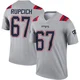 Andrew Rupcich ＃67 New England Patriots Legend Inverted Jersey - Youth Gray