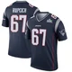 Andrew Rupcich ＃67 New England Patriots Legend Super Bowl LX Patch Jersey - Men's Navy