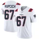 Andrew Rupcich ＃67 New England Patriots Limited Vapor Untouchable Jersey - Men's White