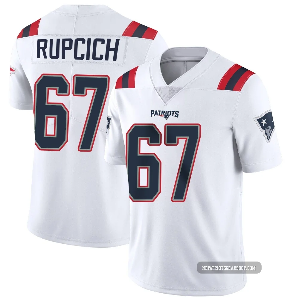 Andrew Rupcich ＃67 New England Patriots Limited Vapor Untouchable Jersey - Youth White
