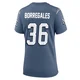 Andy Borregales ＃36 New England Patriots Game Storm 2025 Rivalries Collection Jersey - Women's Blue
