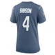 Antonio Gibson ＃4 New England Patriots Game Storm 2025 Rivalries Collection Jersey - Women's Blue