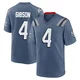Antonio Gibson ＃4 New England Patriots Game Storm 2025 Rivalries Collection Jersey - Youth Blue