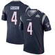 Antonio Gibson ＃4 New England Patriots Legend Super Bowl LX Patch Jersey - Men's Navy