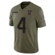 Antonio Gibson ＃4 New England Patriots Limited 2025 Salute to Service Jersey - Men's Olive