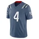 Antonio Gibson ＃4 New England Patriots Limited Storm 2025 Rivalries Collection Jersey - Men's Blue
