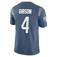 Antonio Gibson ＃4 New England Patriots Limited Storm 2025 Rivalries Collection Jersey - Men's Blue