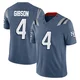 Antonio Gibson ＃4 New England Patriots Limited Storm 2025 Rivalries Collection Jersey - Youth Blue