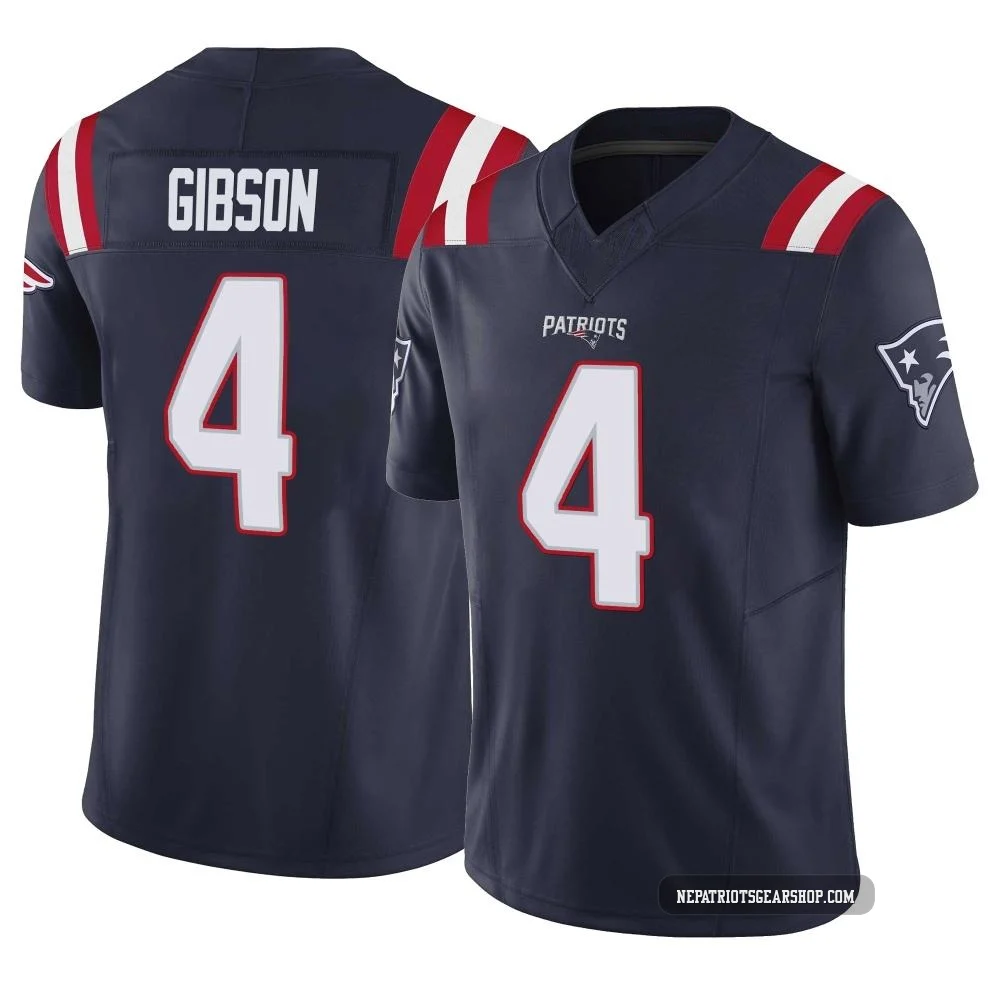 Antonio Gibson ＃4 New England Patriots Limited Vapor F.U.S.E. Jersey - Men's Navy