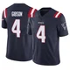 Antonio Gibson ＃4 New England Patriots Limited Vapor F.U.S.E. Jersey - Men's Navy