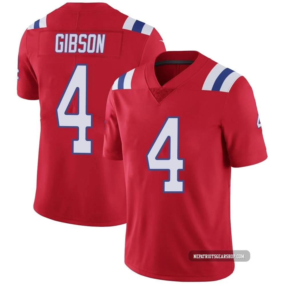 Antonio Gibson ＃4 New England Patriots Limited Vapor Untouchable Alternate Jersey - Youth Red