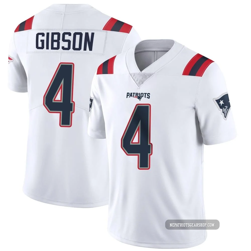 Antonio Gibson ＃4 New England Patriots Limited Vapor Untouchable Jersey - Men's White