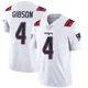 Antonio Gibson ＃4 New England Patriots Limited Vapor Untouchable Jersey - Men's White