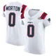 Behren Morton ＃0 New England Patriots Elite Vapor Untouchable Super Bowl LX Patch Jersey - Men's White