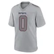 Behren Morton ＃0 New England Patriots Game Silver Atmosphere Fashion Jersey - Men's